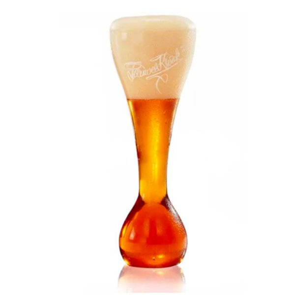 Pauwel kwak bierglas 33cl gevuld