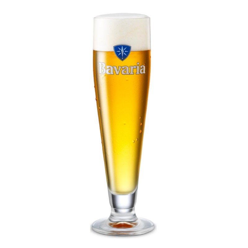 slijm Impressionisme Raffinaderij Bavaria Bierglas Op Voet 25cl - Officieel Glas - (speciaal) Bierglazen