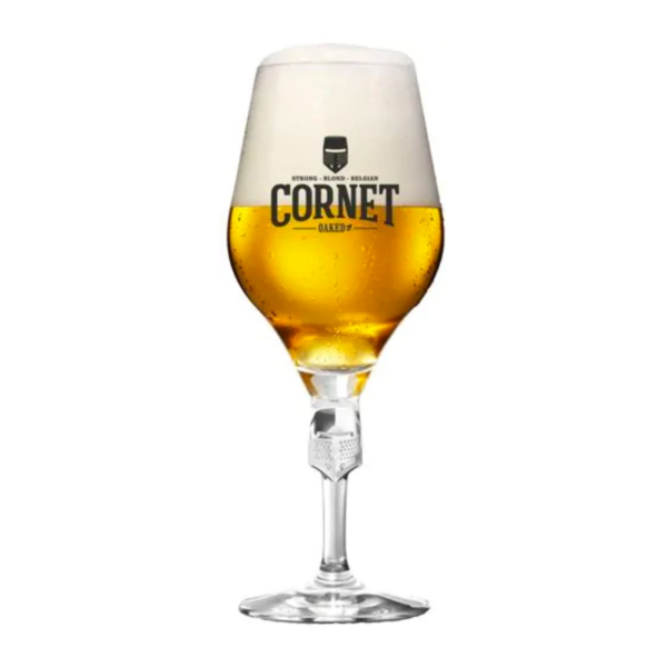 Cornet Bierglas Op Voet 33cl - Officieel Glas