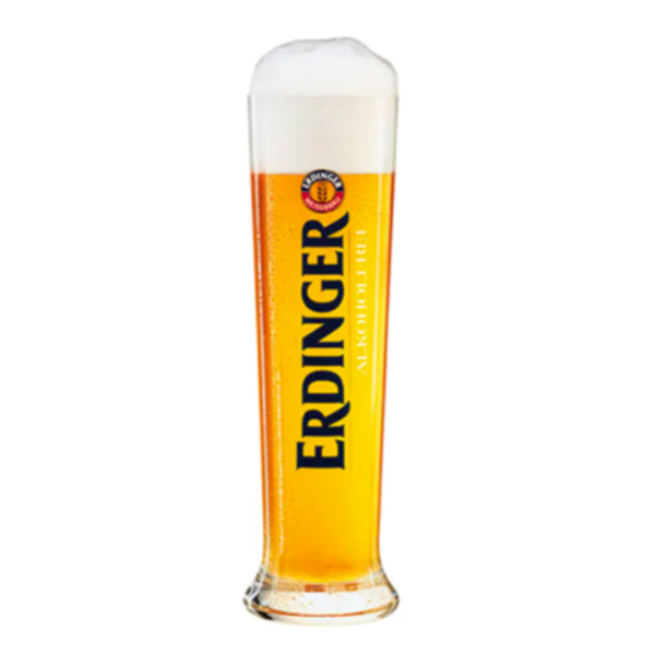 Erdinger Alcoholvrij Weizen 50cl Bierglas - Officieel Glas gevuld