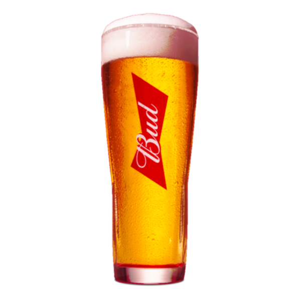 Bud Budweiser 50cl Bierglas - Officieel Glas