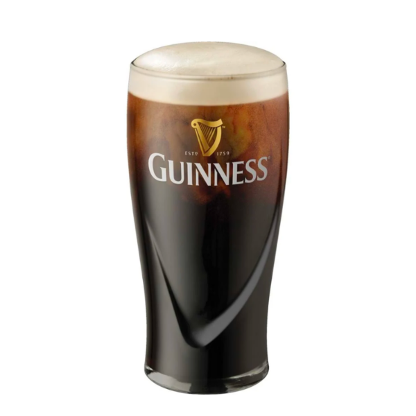 Guinness Halve Pint Bierglas - Officieel Bierglas gevuld