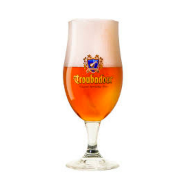 Troubadour Bierglas Op Voet 33cl - Officieel Glas